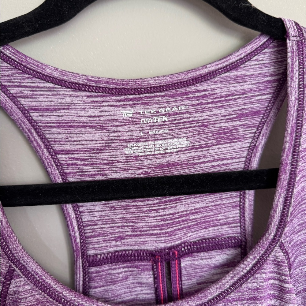 Tek Gear Purple Athletic Tank Top - Picture 2 of 5